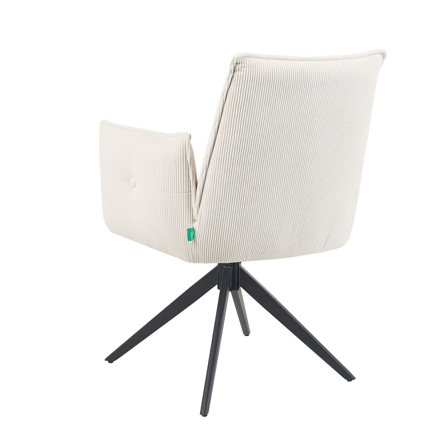 Mika-Nina 2er-Set- Armlehenstuhl mit Mini Cord Bezug