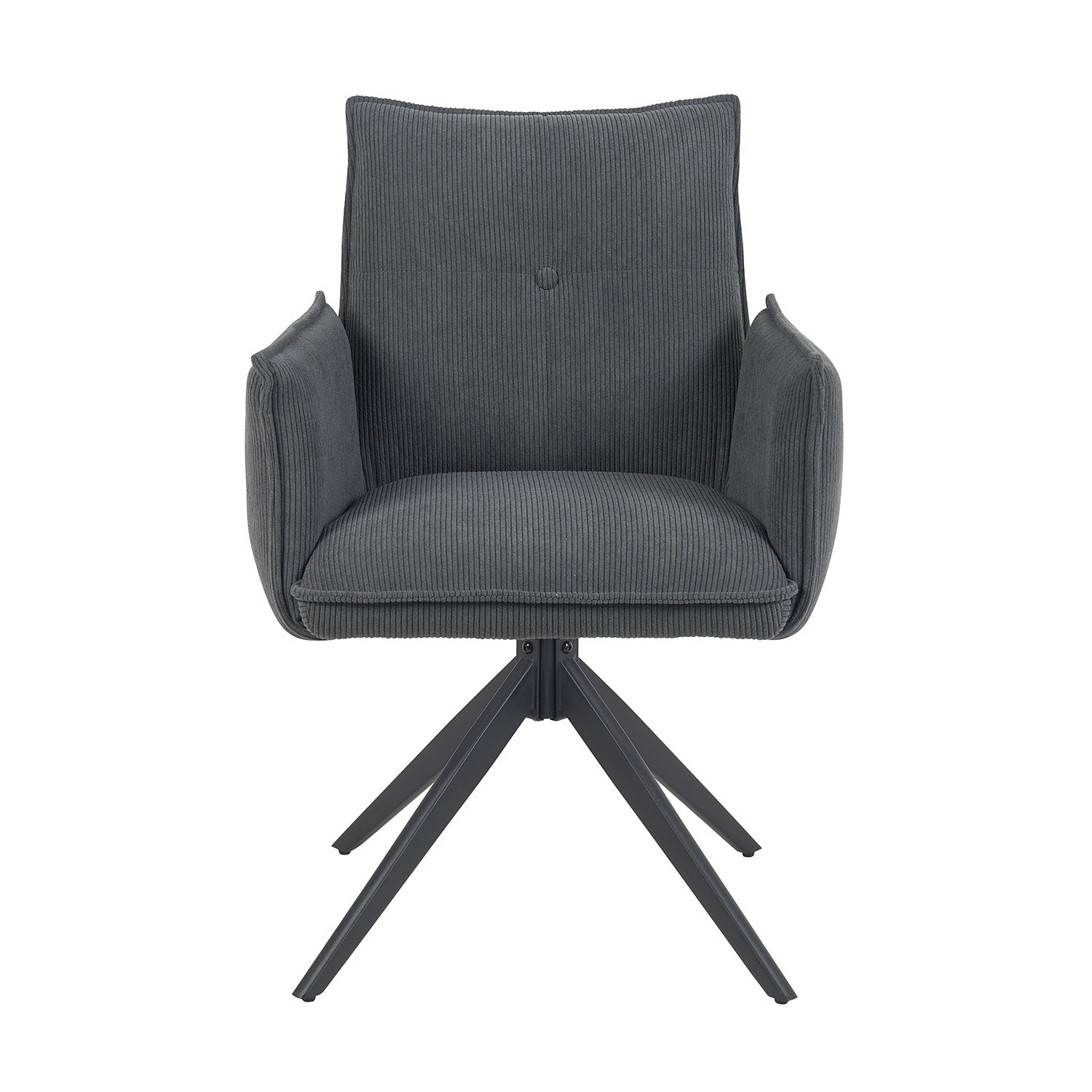 Mika-Nina 2er-Set- Armlehenstuhl mit Mini Cord Bezug