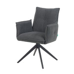 Mika-Nina 2er-Set- Armlehenstuhl mit Mini Cord Bezug