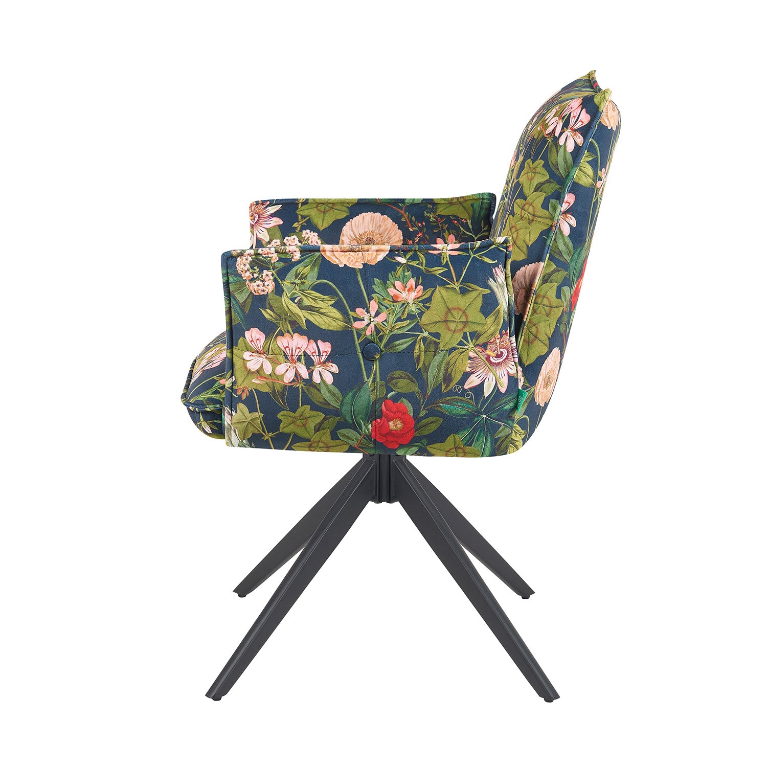 Mika-Nina 2er-Set- Armlehenstuhl mit Mini Cord Bezug