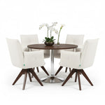 Esszimmerstuhl Mika-Emil 2er-Set | 360° drehbar | Eiche geölt Natur