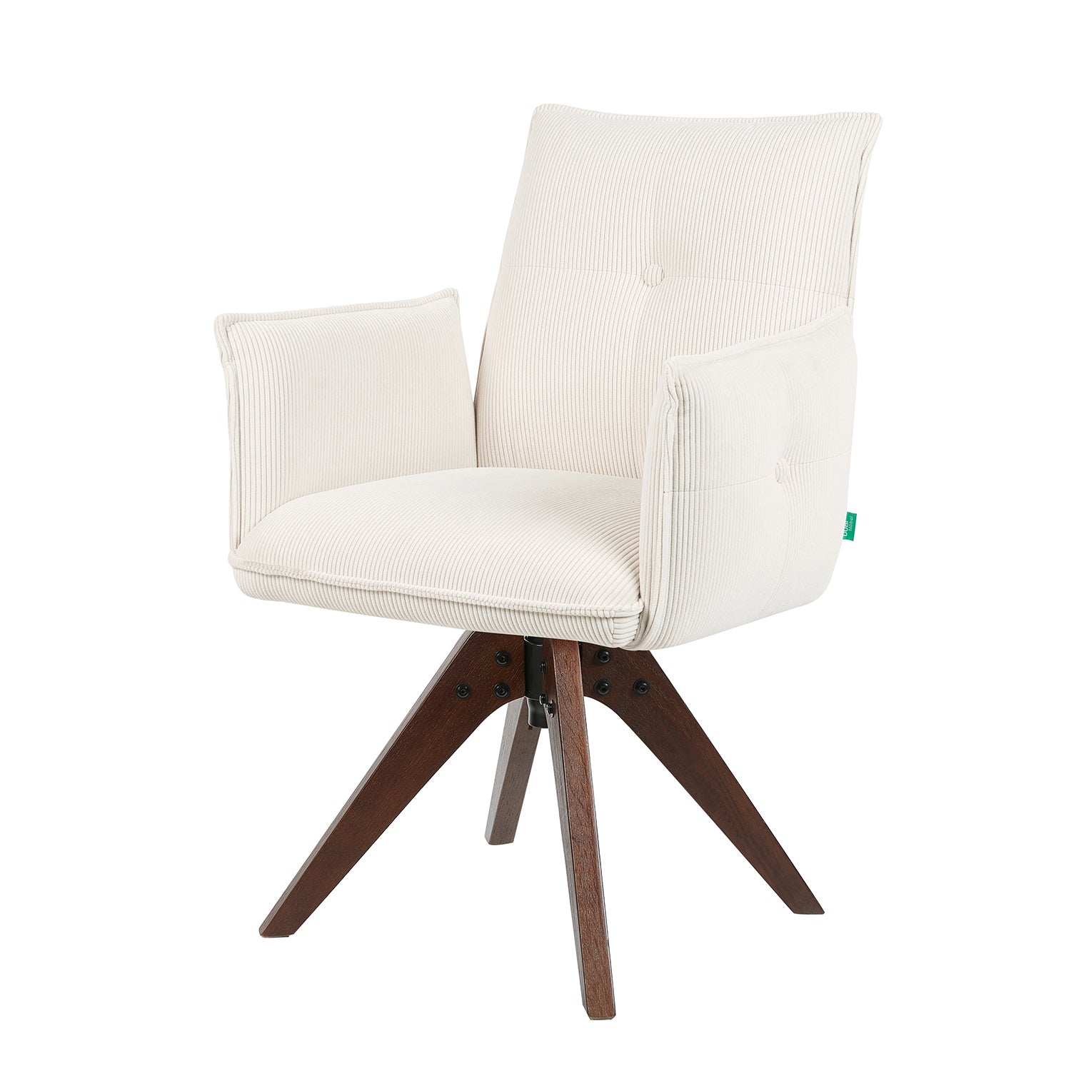 Esszimmerstuhl Mika-Emil 2er-Set | 360° drehbar | Eiche geölt Natur