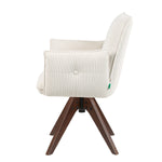 Esszimmerstuhl Mika-Emil 2er-Set | 360° drehbar | Eiche geölt Natur