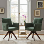 Esszimmerstuhl Mika-Emil 2er-Set | 360° drehbar | Eiche geölt Natur