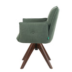 Esszimmerstuhl Mika-Emil 2er-Set | 360° drehbar | Eiche geölt Natur