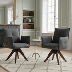 Esszimmerstuhl Mika-Emil 2er-Set | 360° drehbar | Eiche geölt Natur