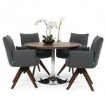 Esszimmerstuhl Mika-Emil 2er-Set | 360° drehbar | Eiche geölt Natur