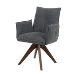 Esszimmerstuhl Mika-Emil 2er-Set | 360° drehbar | Eiche geölt Natur