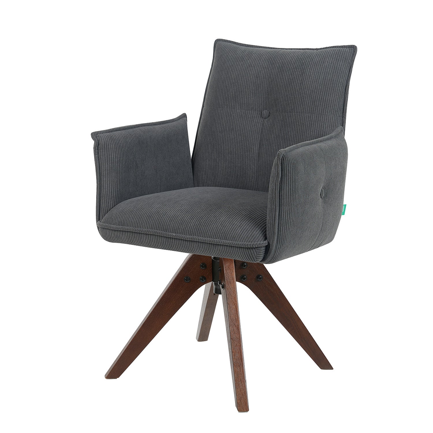 Esszimmerstuhl Mika-Emil 2er-Set | 360° drehbar | Eiche geölt Natur