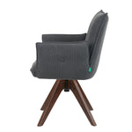 Esszimmerstuhl Mika-Emil 2er-Set | 360° drehbar | Eiche geölt Natur