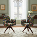 Esszimmerstuhl Mika-Emil 2er-Set | 360° drehbar | Eiche geölt Natur