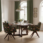 Esszimmerstuhl Mika-Emil 2er-Set | 360° drehbar | Eiche geölt Natur