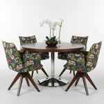 Esszimmerstuhl Mika-Emil 2er-Set | 360° drehbar | Eiche geölt Natur