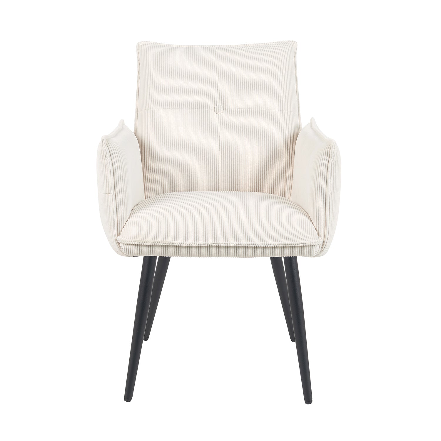 Mika-Nina 2er-Set- Armlehenstuhl mit Mini Cord Bezug