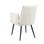 Mika-Nina 2er-Set- Armlehenstuhl mit Mini Cord Bezug