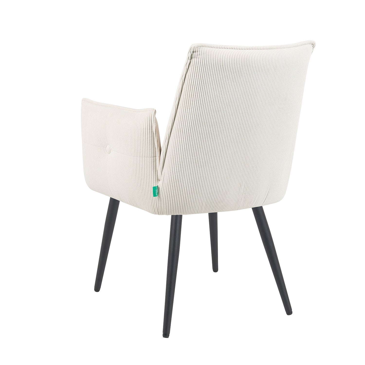 Mika-Nina 2er-Set- Armlehenstuhl mit Mini Cord Bezug