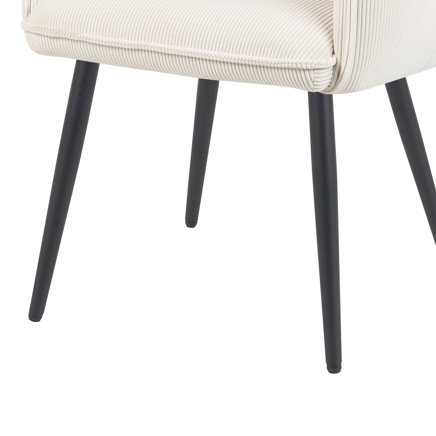 Mika-Nina 2er-Set- Armlehenstuhl mit Mini Cord Bezug