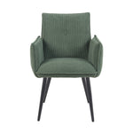 Mika-Nina 2er-Set- Armlehenstuhl mit Mini Cord Bezug