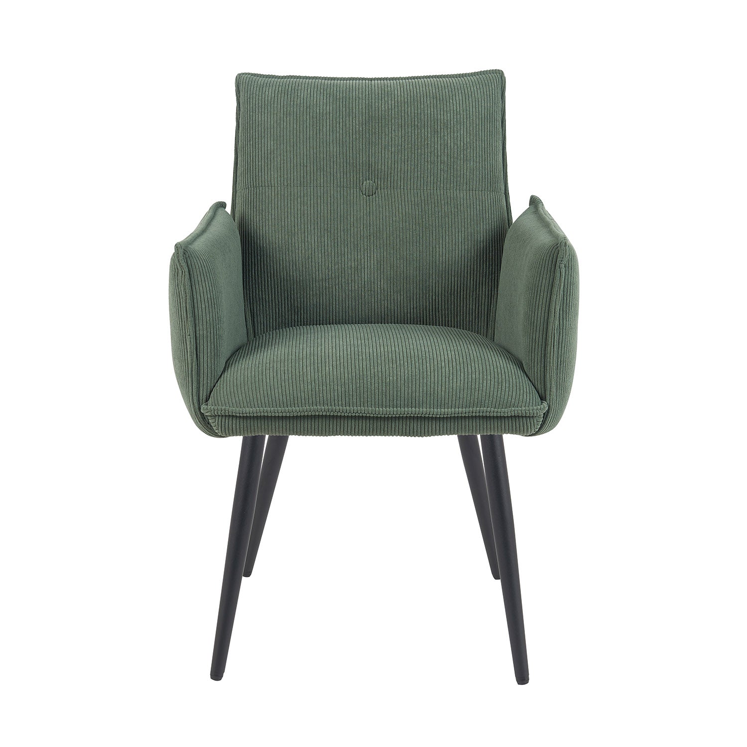 Mika-Nina 2er-Set- Armlehenstuhl mit Mini Cord Bezug