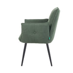 Mika-Nina 2er-Set- Armlehenstuhl mit Mini Cord Bezug