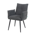 Mika-Nina 2er-Set- Armlehenstuhl mit Mini Cord Bezug