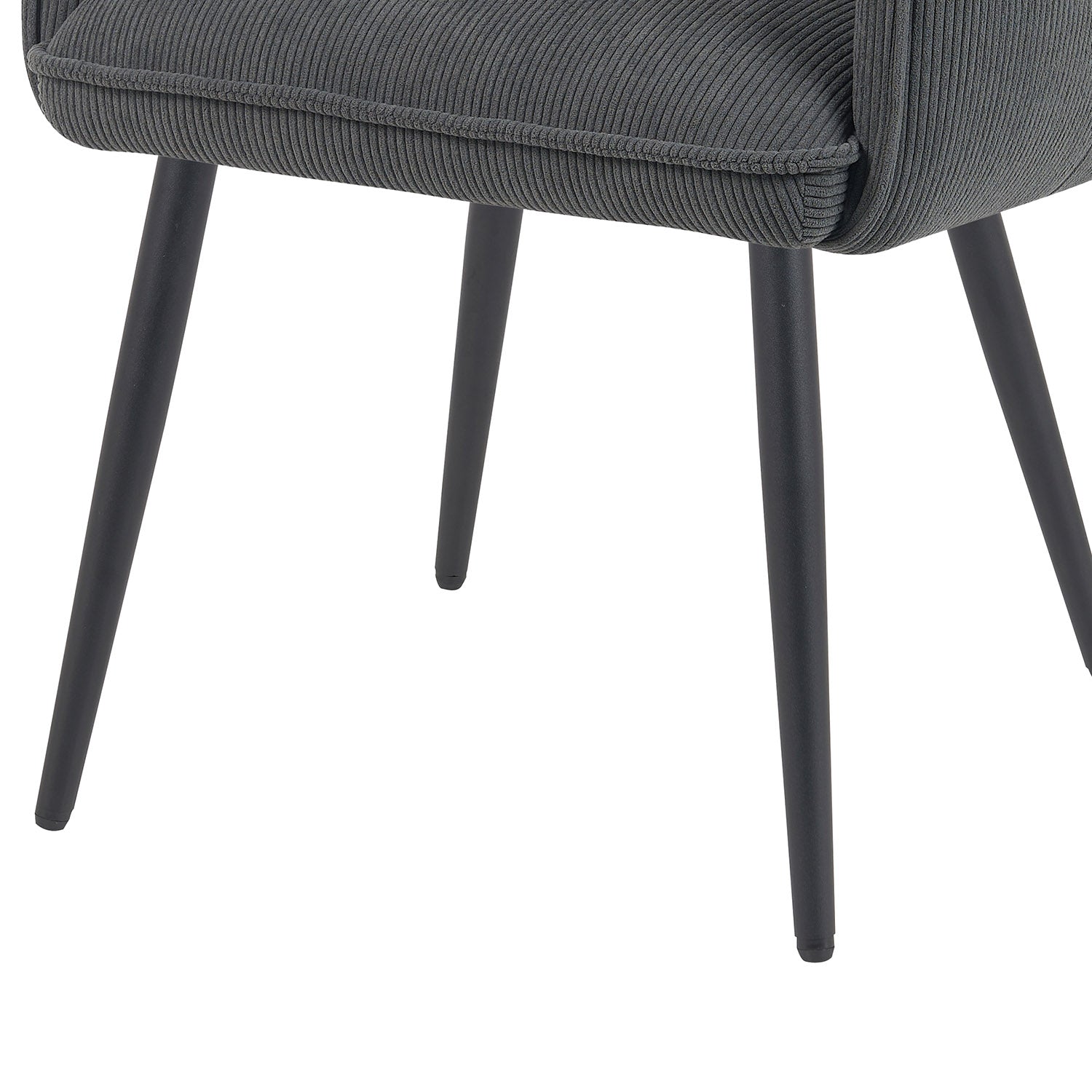 Mika-Nina 2er-Set- Armlehenstuhl mit Mini Cord Bezug