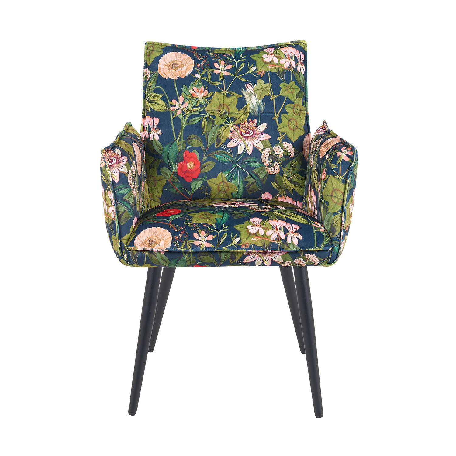 Mika-Nina 2er-Set- Armlehenstuhl mit Mini Cord Bezug