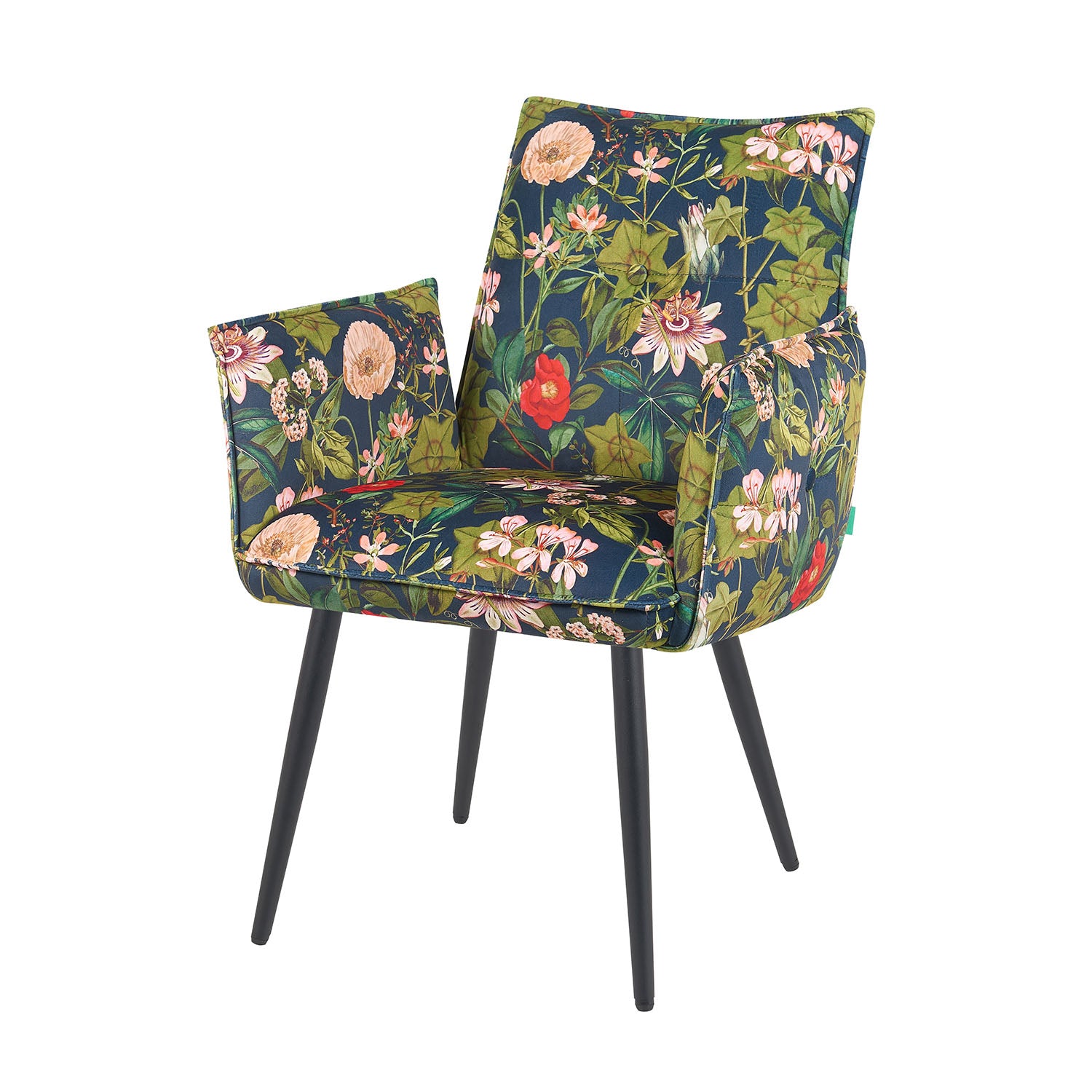 Mika-Nina 2er-Set- Armlehenstuhl mit Mini Cord Bezug