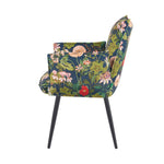 Mika-Nina 2er-Set- Armlehenstuhl mit Mini Cord Bezug