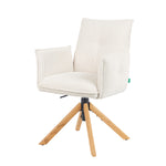 Mika-Paul 2er-Set - Armlehnenstuhl mit mini Cord Stoff