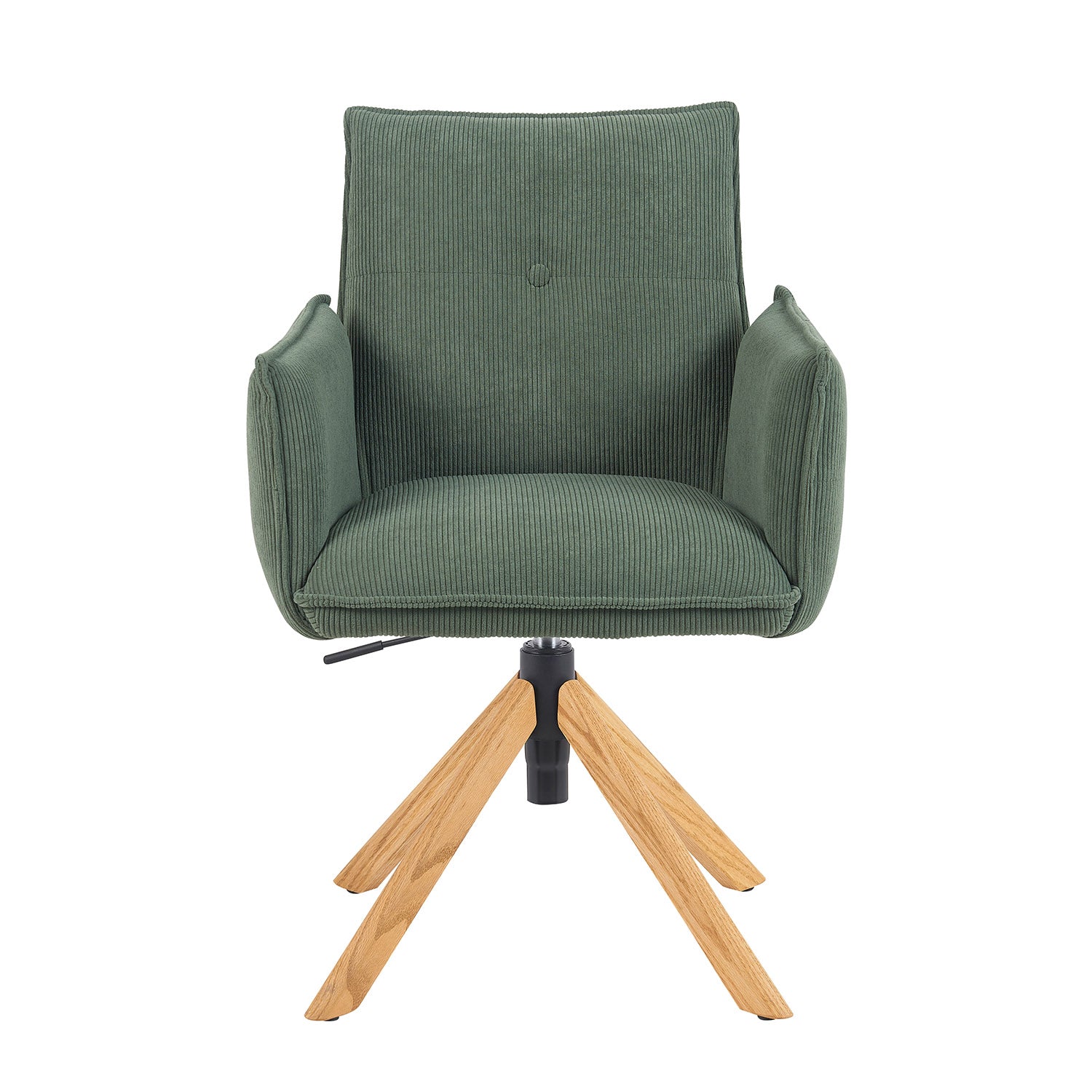 Mika-Paul 2er-Set - Armlehnenstuhl mit mini Cord Stoff