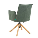 Mika-Paul 2er-Set - Armlehnenstuhl mit mini Cord Stoff