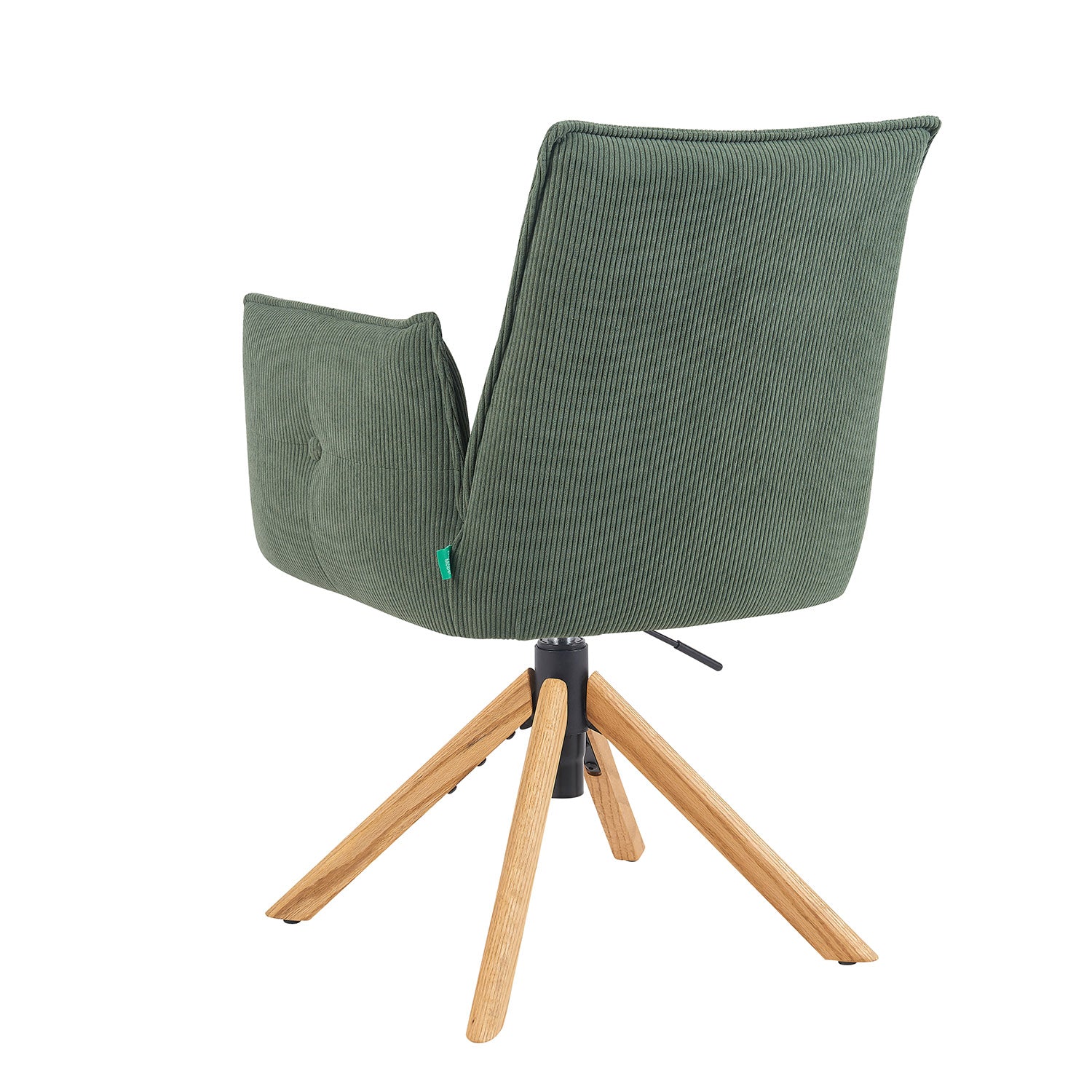 Mika-Paul 2er-Set - Armlehnenstuhl mit mini Cord Stoff