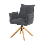 Mika-Paul 2er-Set - Armlehnenstuhl mit mini Cord Stoff