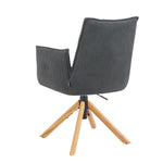 Mika-Paul 2er-Set - Armlehnenstuhl mit mini Cord Stoff