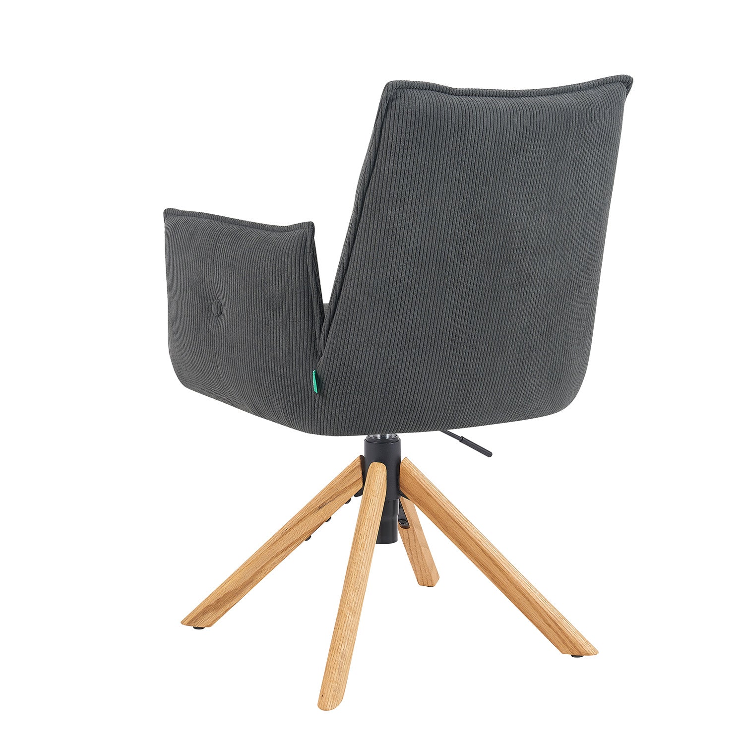 Mika-Paul 2er-Set - Armlehnenstuhl mit mini Cord Stoff