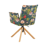 Mika-Paul 2er-Set - Armlehnenstuhl mit mini Cord Stoff