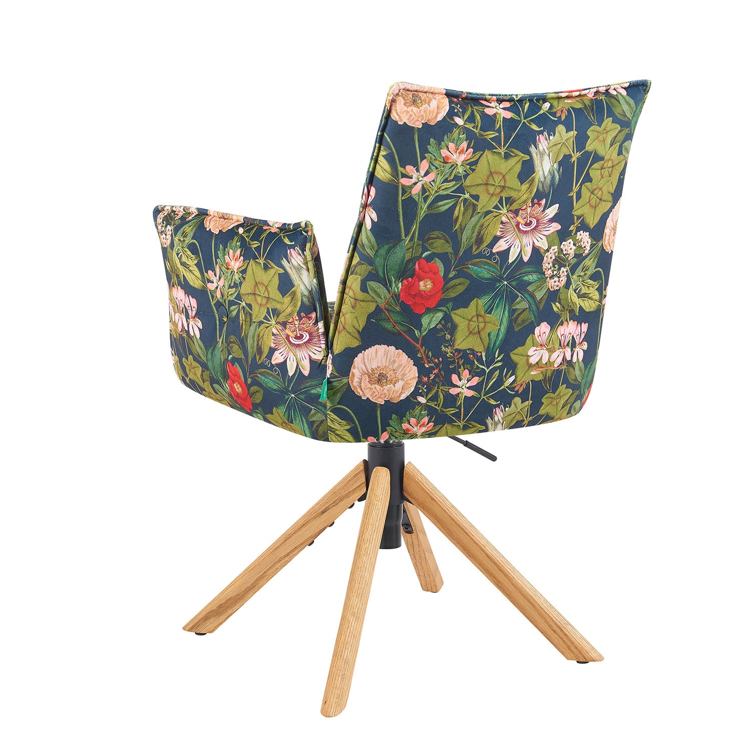 Mika-Paul 2er-Set - Armlehnenstuhl mit mini Cord Stoff