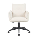 Mika-Malu 2er-Set - Bürostuhl mit Cord Stoff Bezug