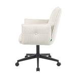 Mika-Malu 2er-Set - Bürostuhl mit Cord Stoff Bezug