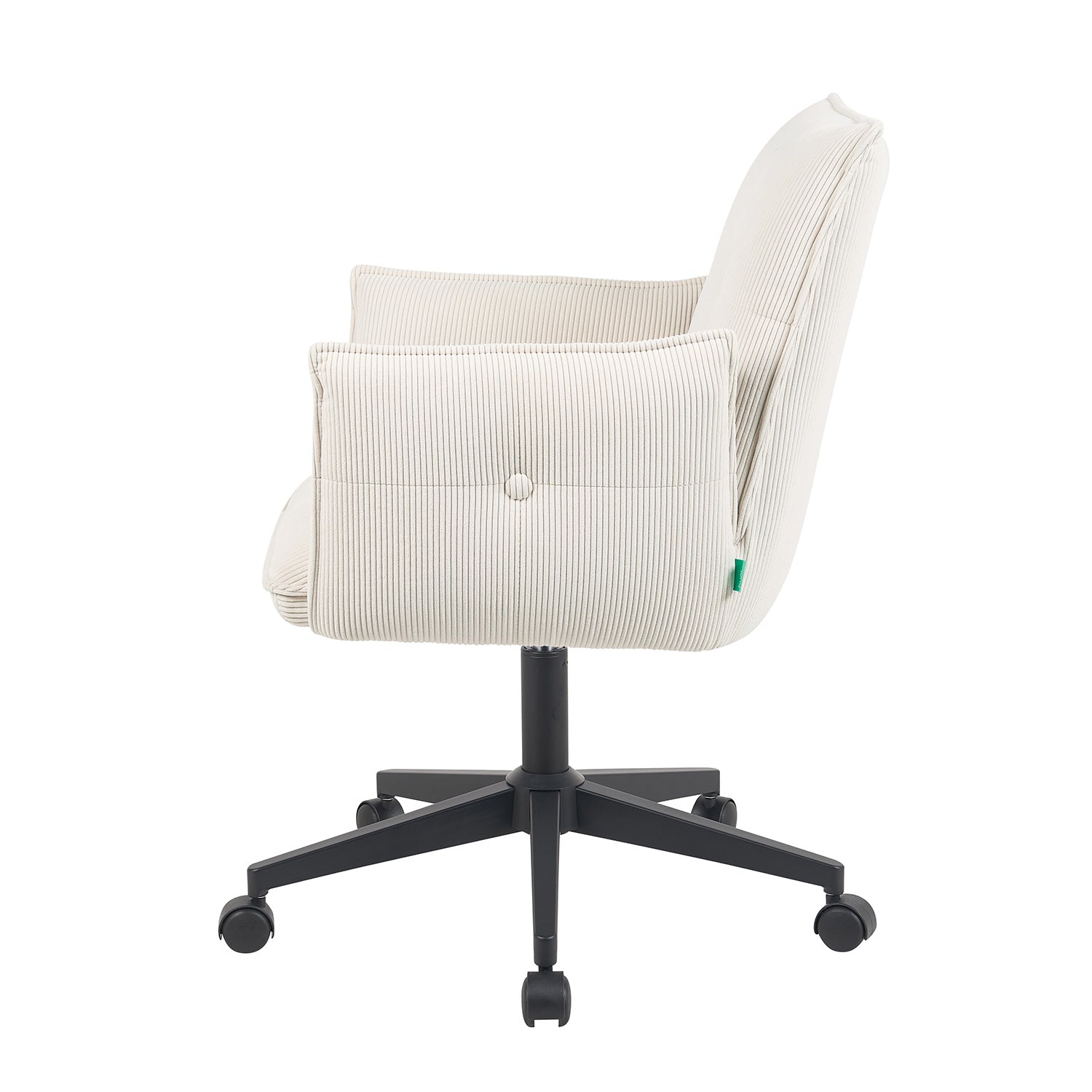 Mika-Malu 2er-Set - Bürostuhl mit Cord Stoff Bezug