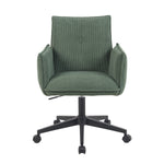 Mika-Malu 2er-Set - Bürostuhl mit Cord Stoff Bezug