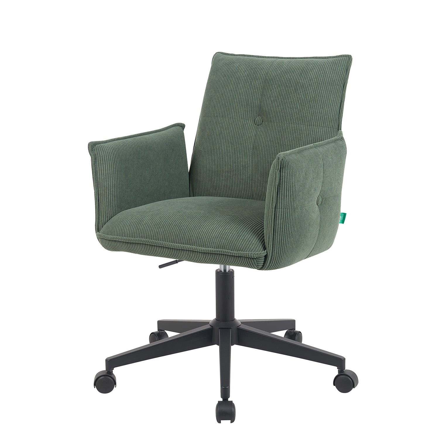 Mika-Malu 2er-Set - Bürostuhl mit Cord Stoff Bezug