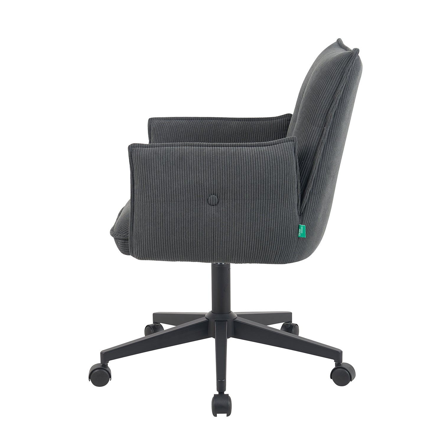 Mika-Malu 2er-Set - Bürostuhl mit Cord Stoff Bezug