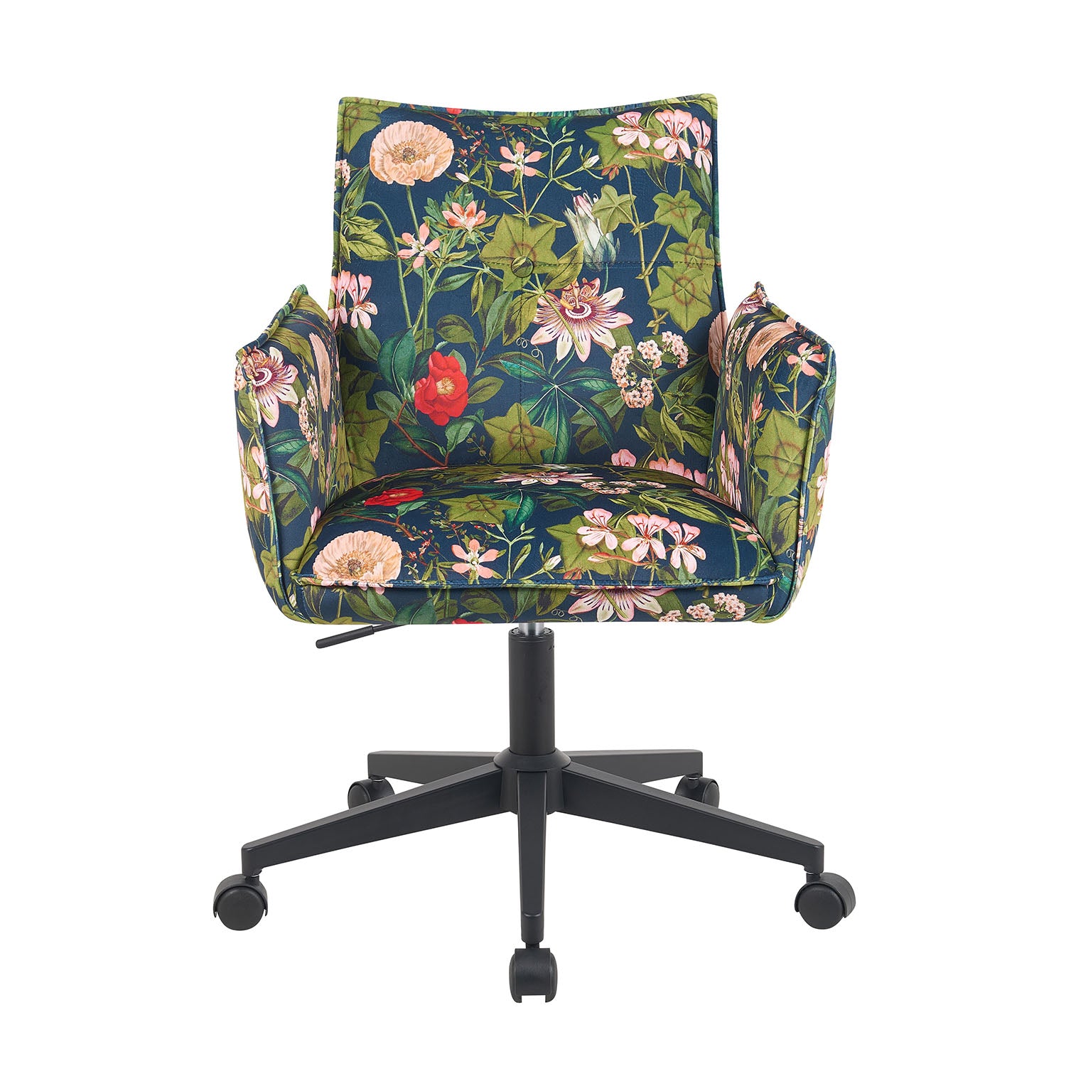 Mika-Malu 2er-Set - Bürostuhl mit Cord Stoff Bezug