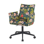 Mika-Malu 2er-Set - Bürostuhl mit Cord Stoff Bezug