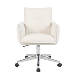 Mika-Malu 2er-Set - Bürostuhl mit Cord Stoff Bezug