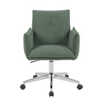 Mika-Malu 2er-Set - Bürostuhl mit Cord Stoff Bezug