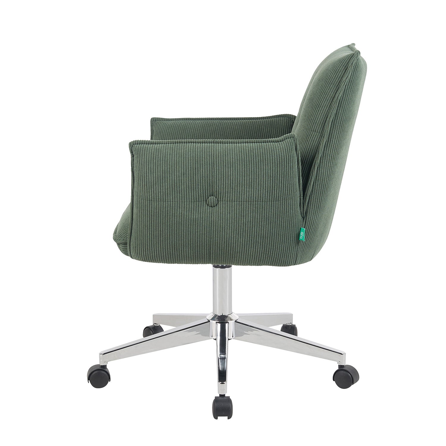 Mika-Malu 2er-Set - Bürostuhl mit Cord Stoff Bezug