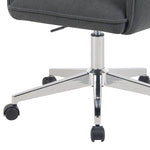 Mika-Malu 2er-Set - Bürostuhl mit Cord Stoff Bezug